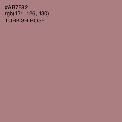 #AB7E82 - Turkish Rose Color Image